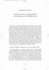 Research paper thumbnail of Dinamiche sociali e sistema educativo in Italia dopo la crisi del Welfare State