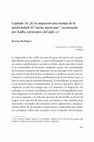 Research paper thumbnail of ¿Es la migración una trampa de la modernidad? El “sueño americano” cuestionado por Kafka a principios del siglo XX”