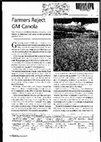 Research paper thumbnail of Farmers reject GM canola