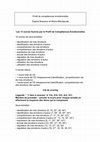 Research paper thumbnail of Profil de compétences émotionnelles read me