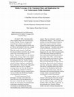 Research paper thumbnail of Media coverage of the Cincinnati riots and implications for law enforcement public relations