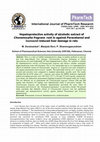 Research paper thumbnail of Hepatoprotective activity of alcoholic extract of Chonemorpha fragrans root in against Paracetamol and Isoniazid-induced liver damage in rats