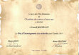 Research paper thumbnail of Prix d’encouragement à la recherche de l'Académie des Sciences d'Outre-Mer, 2015