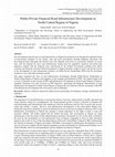 Research paper thumbnail of Public-Private Financed Road Infrastructure Development in North-Central Region of Nigeria