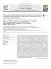 Research paper thumbnail of Thermostatistical distribution of a trophic energy proxy with analytical consequences for evolutionary ecology, species coexistence and the maximum entropy formalism