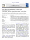 Research paper thumbnail of Strong negative effect of alien herbivores on endemic legumes of the Canary pine forest