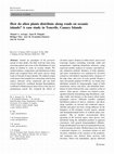 Research paper thumbnail of How do alien plants distribute along roads on oceanic islands? A case study in Tenerife, Canary Islands