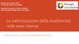 Research paper thumbnail of La valorizzazione della biodiversità nelle aree interne