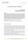 Research paper thumbnail of La Cultura Política Argentina: una Radiografía