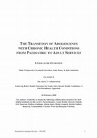 Research paper thumbnail of The Transition of Adolescents with Chronic Health Conditions from Paediatric to Adult Services