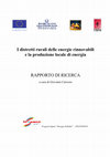 Research paper thumbnail of I distretti rurali delle energie rinnovabili e la produzione locale di energia