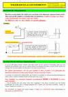 Research paper thumbnail of Tolerances et ajustements