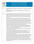 Research paper thumbnail of Call for chapter proposals "Consumer Science and Strategic Marketing: Case Studies in the Food and Beverage Sectors"