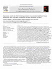 Research paper thumbnail of Expression profile of differentiating serotonin neurons derived from rhesus embryonic stem cells and comparison to adult serotonin neurons