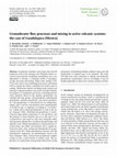 Research paper thumbnail of Groundwater flow processes and mixing in active volcanic systems: the case of Guadalajara (Mexico)