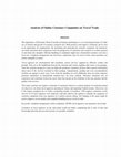 Research paper thumbnail of Analysis of Online Customer Complaints on Travel Trade