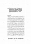 Research paper thumbnail of Attention, please! A linguistic soundscape/landscape analysis of ELF information provision in public transport in Tokyo