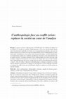 Research paper thumbnail of L’anthropologie face au conflit syrien : replacer la société au cœur de l’analyse