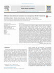 Research paper thumbnail of Diffusion of alcohols and aromatics in a mesoporous MCM-41 material