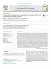 Research paper thumbnail of A scenario-based approach to integrating flow-ecology research with watershed development planning