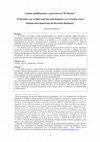 Research paper thumbnail of Causas, justificaciones y pretextos en 'El Mozote'. El Derecho a la verdad como derecho humano y su correlato con el Sistema Interamericano de Derechos Humanos (Law Review of the Autonomous University of Madrid 26), 2012