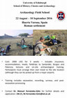 Research paper thumbnail of Huerta Varona School of Archaeology 2016 - USA Students