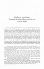 Research paper thumbnail of Camille Berteau, Vincent Gourdon et Isabelle Robin-Romero : « Familles et parrainages : l’exemple d’Aubervilliers entre XVIe et XVIIe siècles », XVIIe siècle, 2010, 4, 249, p. 597-621