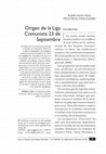 Research paper thumbnail of Origen de la Liga Comunista 23 de Septiembre