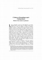 Research paper thumbnail of "L'islam au Mozambique après l'indépendance: Histoire d'une montée en puissance" in Christian Coulon (ed.), L'Afrique politique 2002 : Islams d'Afrique: entre le local et le global, Paris: Karthala, 2002. p. 123-146