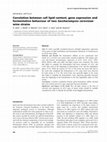 Research paper thumbnail of Correlation between cell lipid content, gene expression and fermentative behaviour of two Saccharomyces cerevisiae wine strains