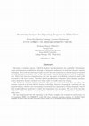 Research paper thumbnail of Sensitivity Analysis for Migrating Programs to Multi-Cores