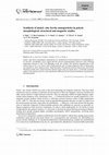 Research paper thumbnail of Synthesis of nickel-zinc ferrite nanoparticles in polyol: morphological, structural and magnetic studies