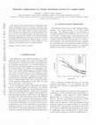 Research paper thumbnail of Molecular configurations in the droplet detachment process of a complex liquid