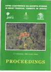 Research paper thumbnail of IUFRO Conference on Growth Studies in Tropical Moist Forests in Africa