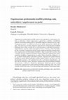 Research paper thumbnail of Organizaciono-profesionalni konflikt psihologa rada, zadovoljstvo i angažovanost na poslu (Organizational-professional conflict of I/O psychologists, job satisfaction and work engagement)