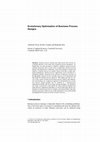 Research paper thumbnail of Evolutionary Optimization of Business Process Designs