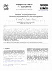 Research paper thumbnail of Business process perspectives: Theoretical developments vs. real-world practice