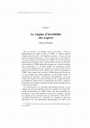 Research paper thumbnail of Le régime d’invisibilité des experts, en Marc Abélès (dir.), Des anthropologues à l'OMC. Scènes de la gouvernance mondiale, Paris, CNRS Éditions, 2011, 288 p.,