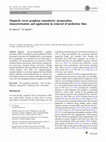 Research paper thumbnail of Magnetic sweet graphene nanosheets: preparation, characterization and application in removal of methylene blue