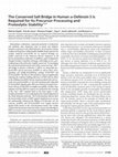 Research paper thumbnail of The Conserved Salt Bridge in Human  -Defensin 5 Is Required for Its Precursor Processing and Proteolytic Stability