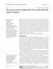 Research paper thumbnail of Structure&ndash;activity exploration of a small-molecule Lipid II inhibitor