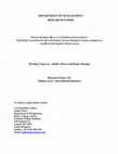 Research paper thumbnail of Stock Market React to Foreign Investment: The Effects of Investment Purpose, Stock Market Characteristics, and Business Group Affiliation