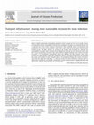 Research paper thumbnail of Transport infrastructure: making more sustainable decisions for noise reduction