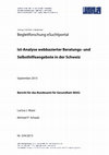 Research paper thumbnail of Ist-Analyse webbasierter Beratungs-und Selbsthilfeangebote in der Schweiz