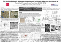 Research paper thumbnail of GIS and Photogrammetric Modeling for the Recovery and Preservation of data from the University of Pennsylvania's excavations at Tepe Hissar (1931-2, 1976).