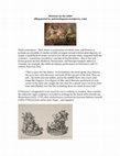 Research paper thumbnail of Blog Post: Pulcinella Pasta: ruminations on food, history & art