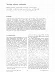 Research paper thumbnail of Marine sulphur emissions