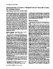 Research paper thumbnail of Spectrophotometry of carnitine in biological fluids and tissue with a Cobas Bio centrifugal analyzer