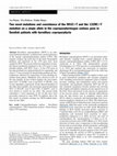 Research paper thumbnail of Two novel mutations and coexistence of the 991C>T and the 1339C>T mutation on a single allele in the coproporphyrinogen oxidase gene in Swedish patients with hereditary coproporphyria