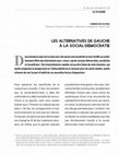 Research paper thumbnail of Les alternatives de gauche à la social-démocratie